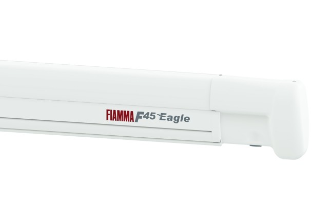 FIAMMA F45eagle Awning (motorized) camper - Length 350 Case white, Canopy colour Royal Grey